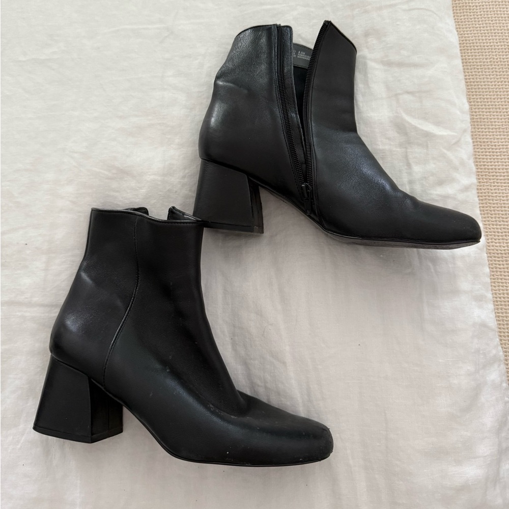 Steve Madden Black Ankle Boots